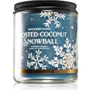 Bath & Body Works Frosted Coconut Snowball vonná sviečka 198 g