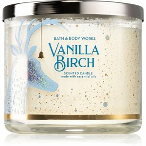 Bath & Body Works Vanilla Birch vonná sviečka III. 411 g
