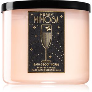 Bath & Body Works Merry Mimosa vonná sviečka I. 411 g
