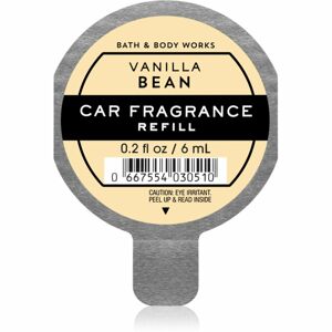 Bath & Body Works Vanilla Bean vôňa do auta náhradná náplň 6 ml
