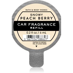Bath & Body Works Snowy Peach Berry vôňa do auta náhradná náplň 6 ml