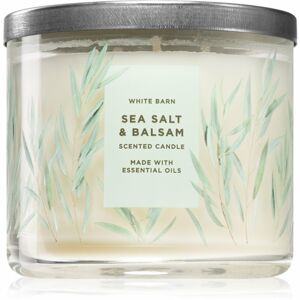Bath & Body Works Sea Salt & Balsam vonná sviečka 411 g