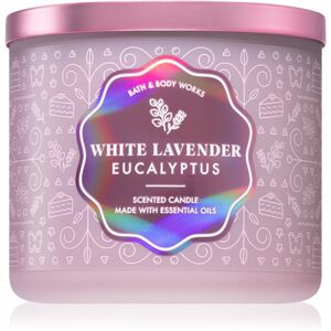 Bath & Body Works White Lavender Eucalyptus vonná sviečka 411 g