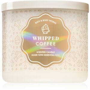 Bath & Body Works Whipped Coffee vonná sviečka s esenciálnymi olejmi 411 g