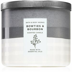 Bath & Body Works Bowties & Bourbon vonná sviečka 411 g