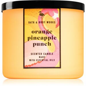 Bath & Body Works Orange Pineapple Punch vonná sviečka s esenciálnymi olejmi 411 g