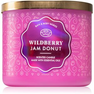 Bath & Body Works Wildberry Jam Donut vonná sviečka s esenciálnymi olejmi 411 g