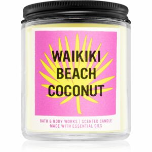 Bath & Body Works Waikiki Beach Coconut vonná sviečka 198 g