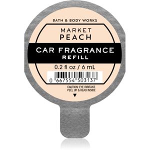 Bath & Body Works Market Peach vôňa do auta náhradná náplň 6 ml