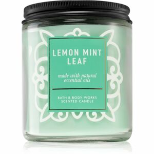 Bath & Body Works Lemon Mint Leaf vonná sviečka 198 g