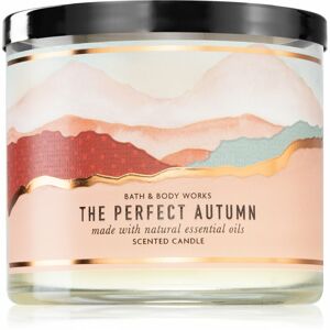 Bath & Body Works The Perfect Autumn vonná sviečka s esenciálnymi olejmi 411 g