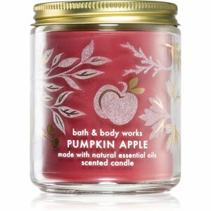 Bath & Body Works Pumpkin Apple vonná sviečka s esenciálnymi olejmi 198 g
