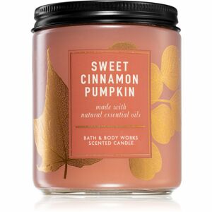 Bath & Body Works Sweet Cinnamon Pumpkin vonná sviečka 198 g