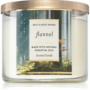 Bath & Body Works Flannel vonná sviečka s esenciálnymi olejmi 411 g