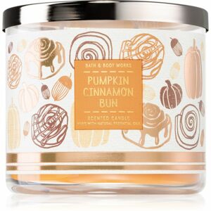 Bath & Body Works Pumpkin Cinnamon Bun vonná sviečka 411 g
