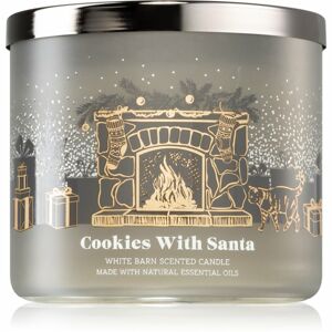Bath & Body Works Cookies with Santa vonná sviečka 411 g