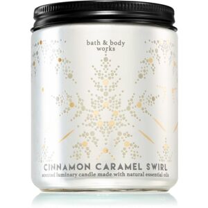Bath & Body Works Cinnamon Caramel Swirl vonná sviečka 198 g