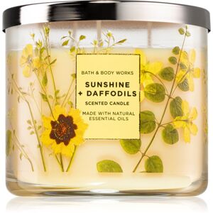 Bath & Body Works Sunshine and Daffodils vonná sviečka I. 411 g
