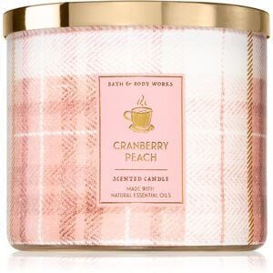 Bath & Body Works Cranberry Peach vonná sviečka 411 g