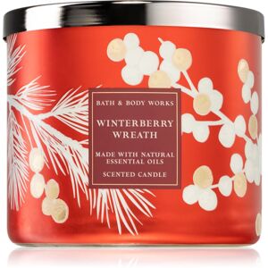 Bath & Body Works Winterberry Wreath vonná sviečka 411 g