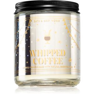 Bath & Body Works Whipped Coffee vonná sviečka s esenciálnymi olejmi 198 g