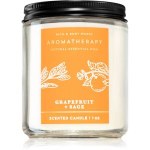 Bath & Body Works Grapefruit + Sage vonná sviečka 198 g