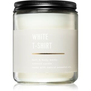 Bath & Body Works White T-shirt vonná sviečka 198 g