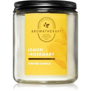 Bath & Body Works Lemon + Rosemary vonná sviečka I. 198 g