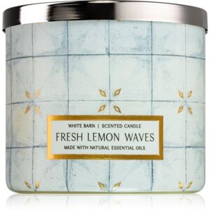 Bath & Body Works Fresh Lemon Waves vonná sviečka 411 g