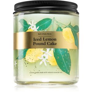Bath & Body Works Iced Lemon Pound Cake vonná sviečka 198 g