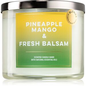 Bath & Body Works Pineapple Mango & Fresh Balsam vonná sviečka 411 g