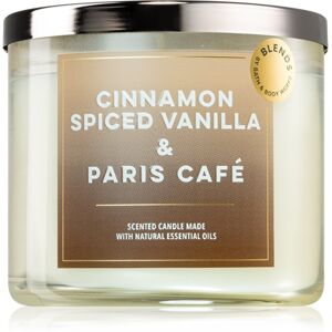 Bath & Body Works Cinnamon Spiced Vanilla & Paris Café vonná sviečka 411 g