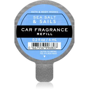 Bath & Body Works Sea Salt & Sails vôňa do auta náhradná náplň 6 ml