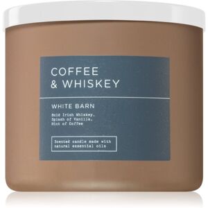 Bath & Body Works Coffee & Whiskey vonná sviečka 411 g