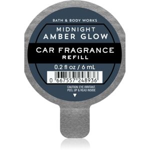 Bath & Body Works Midnight Amber Glow vôňa do auta + náhradná náplň 6 ml