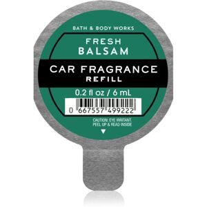 Bath & Body Works Fresh Balsam vôňa do auta náhradná náplň 6 ml
