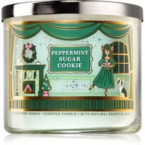 Bath & Body Works Peppermint Sugar Cookie vonná sviečka I. 411 g