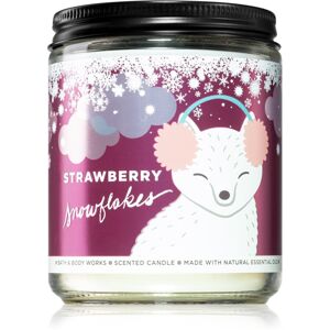 Bath & Body Works Strawberry Snowflakes vonná sviečka I. 198 g