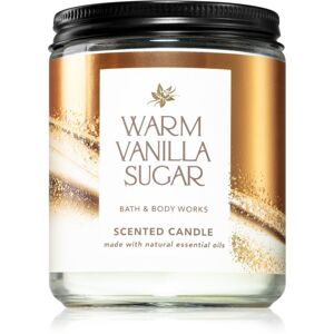 Bath & Body Works Warm Vanilla Sugar vonná sviečka 198 g