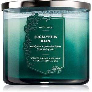 Bath & Body Works Eucalyptus Rain vonná sviečka V. 411 g