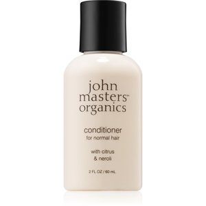 John Masters Organics Citrus & Neroli Conditioner hydratačný kondicionér pre normálne vlasy bez lesku 60 ml