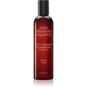 John Masters Organics Zinc & Sage 2-in-1 Shampoo & Conditioner šampón a kondicionér 2 v1