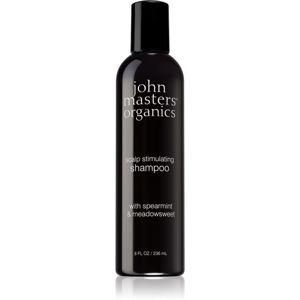 John Masters Organics Spearmint & Meadowsweet Scalp Stimulating Shampoo stimulujúci šampón pre mastnú pokožku hlavy 236 ml