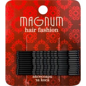 Magnum Hair Fashion pinetky do vlasov čierna 12 ks