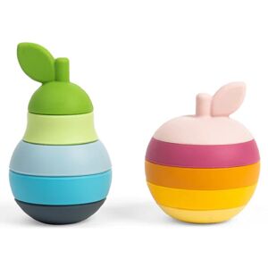Bigjigs Toys Stacking Apple & Pear stohovacie tégliky 1 y+ 2x5 ks