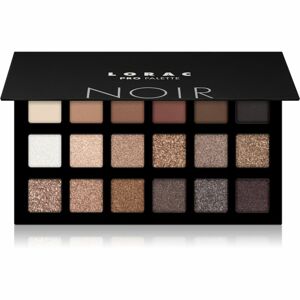 Lorac PRO paleta očných tieňov 18 farieb odtieň Noir 16 g