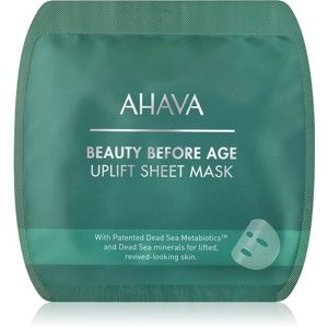 AHAVA Beauty Before Age vyhladzujúca plátenná maska s liftingovým efektom 1 ks