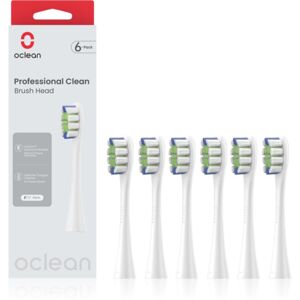 Oclean Professional Clean náhradné hlavice Biele 6 ks