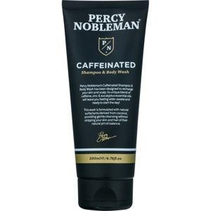 Percy Nobleman Caffeinated kofeínový šampón pre mužov na telo a vlasy 200 ml
