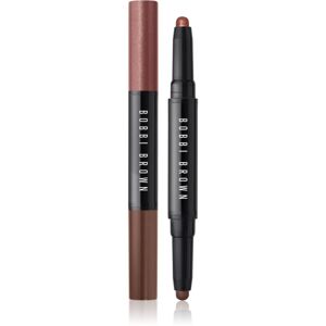 Bobbi Brown Long-Wear Cream Shadow Stick Duo očné tiene v ceruzke duo odtieň Rusted Pink / Cinnamon 1,6 g